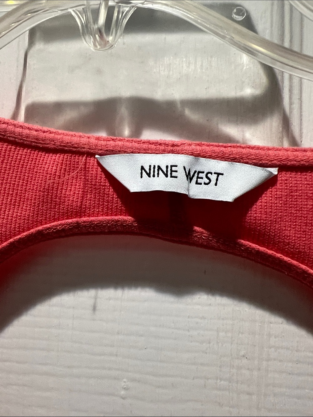 Nine West Coral Pink Cutout Midi Dress NWT - Picture 2 of 11
